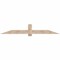 Ekena Millwork Eugene Smooth Timber Gable Bracket, Douglas Fir, 84"W x 14"H x 1 1/2"D x 5 1/2"F, 4/12 Pitch GBW084X14X0206EUG00SDF - alternate 1